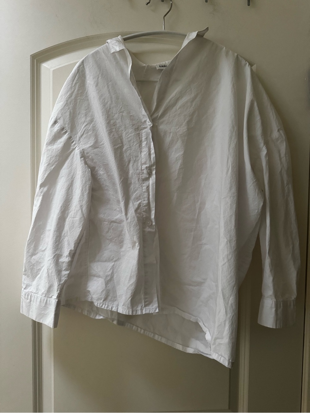 Asymmetric Poplin Shirt - Picture 5 of 8